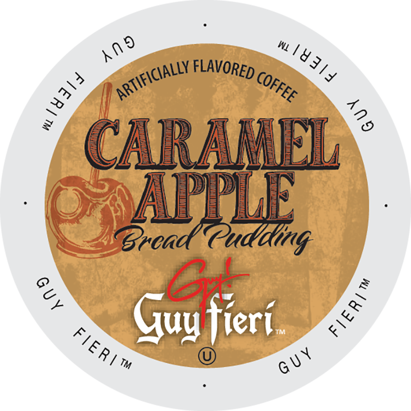 Guy Fieri Caramel Apple Flavored Coffee, K-cup - Guy Fieri Caramel Apple Bread Pudding Coffee (608x608), Png Download