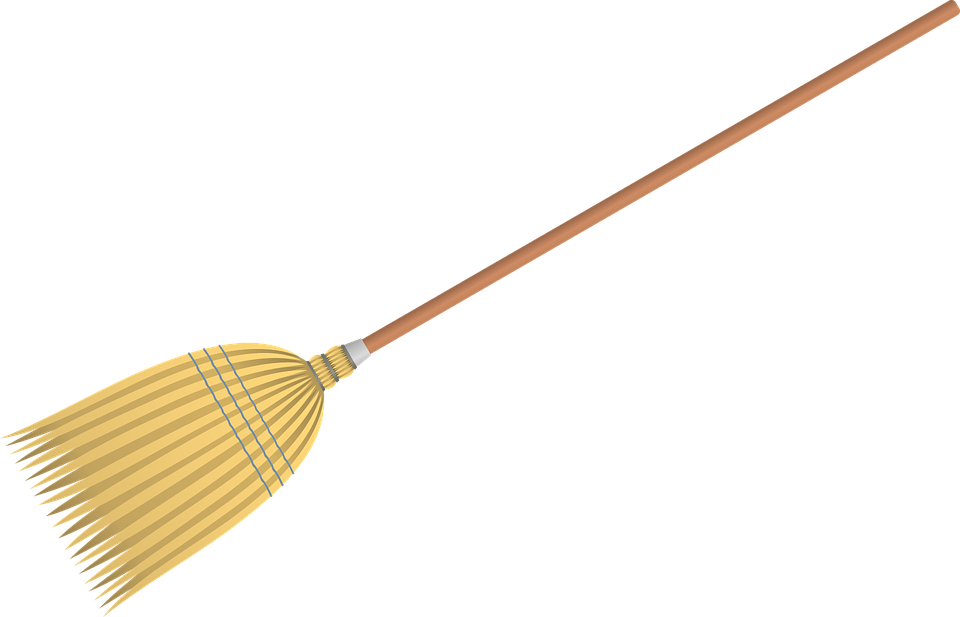 Long Handled Broom (960x617), Png Download