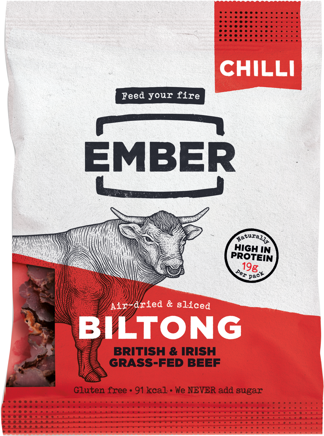 4 X 30g Bags - Ember Biltong (2000x2615), Png Download