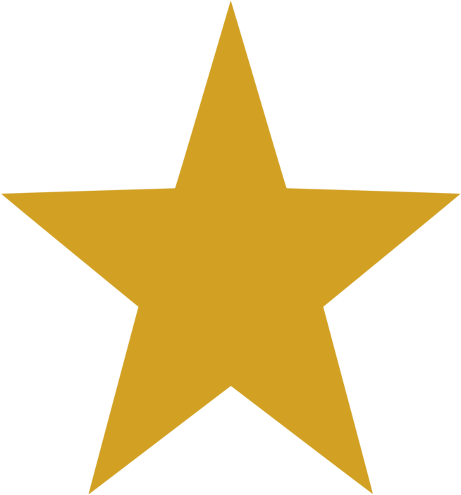 Hollywood Walk Of Fame Hollywood Sign Drawing Download - Gold Star Clipart Png (687x750), Png Download