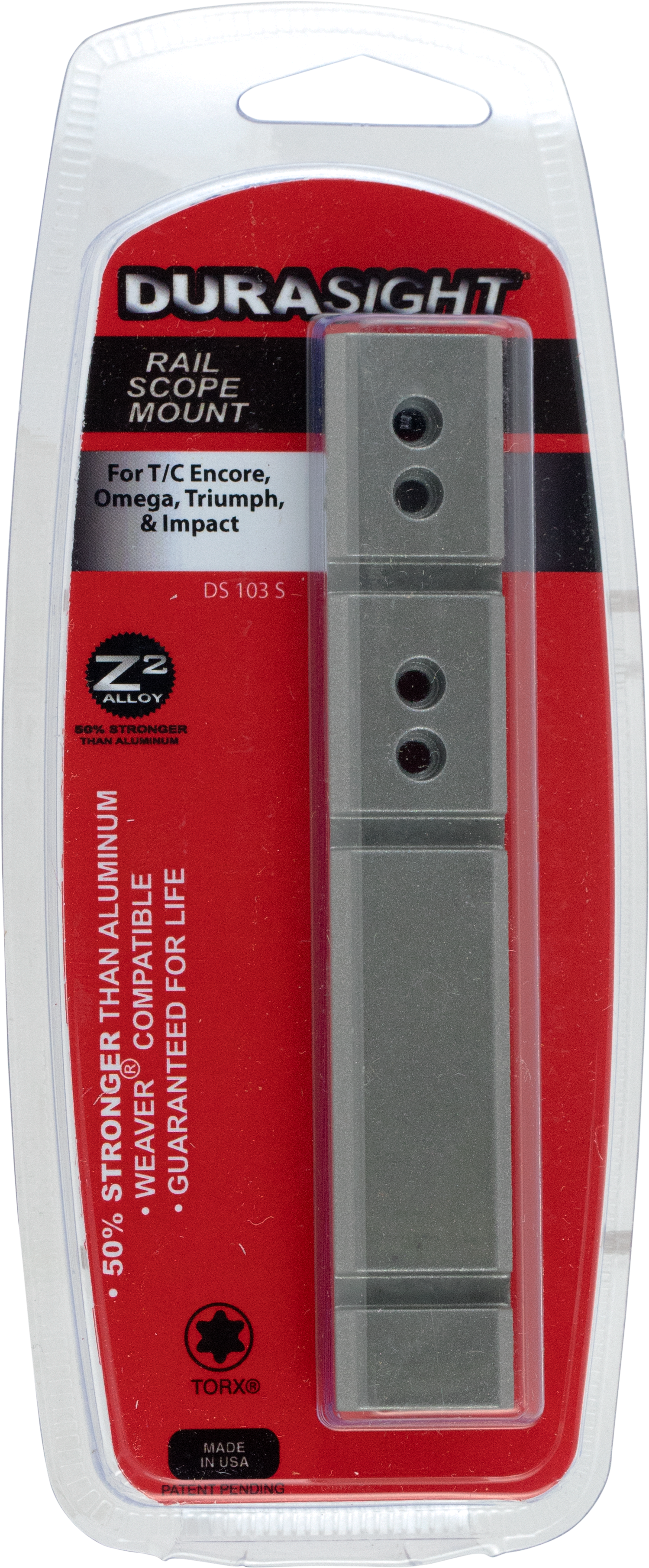 Cva Ds103s Scope Base Omega/enc Slv - Telescopic Sight (1733x3826), Png Download