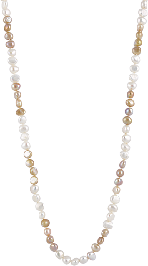 Lovely Freshwater Pearl Necklace - Necklace (864x1080), Png Download