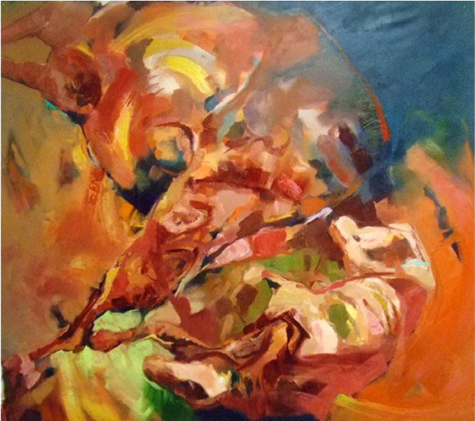 Oil On Canvas - Oil Painting (900x600), Png Download