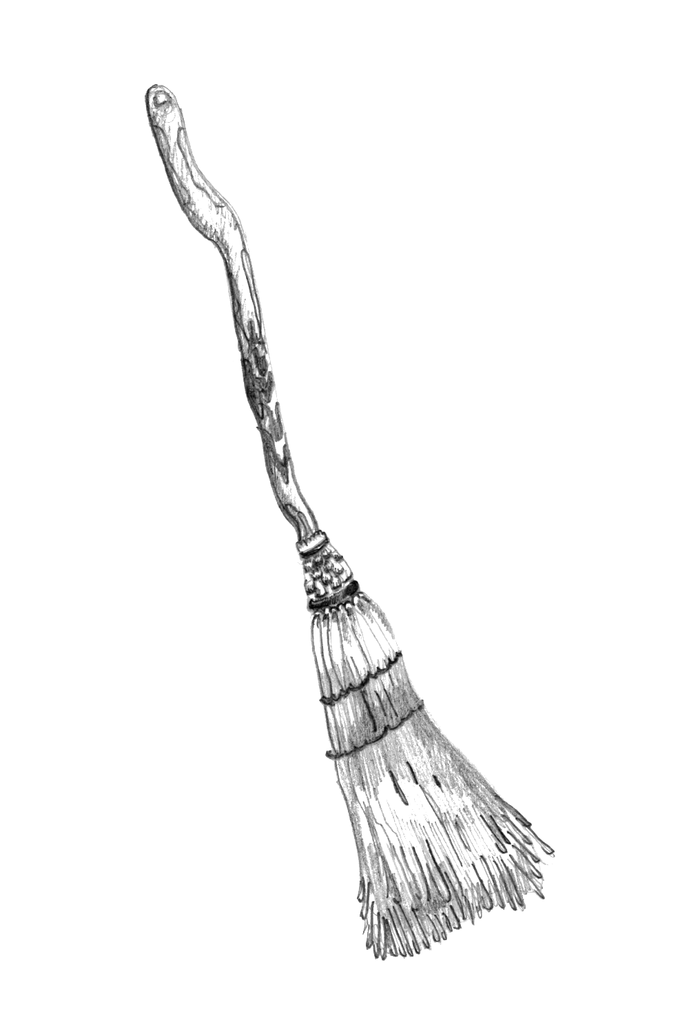 Straw Broom - Portable Network Graphics (1000x1499), Png Download