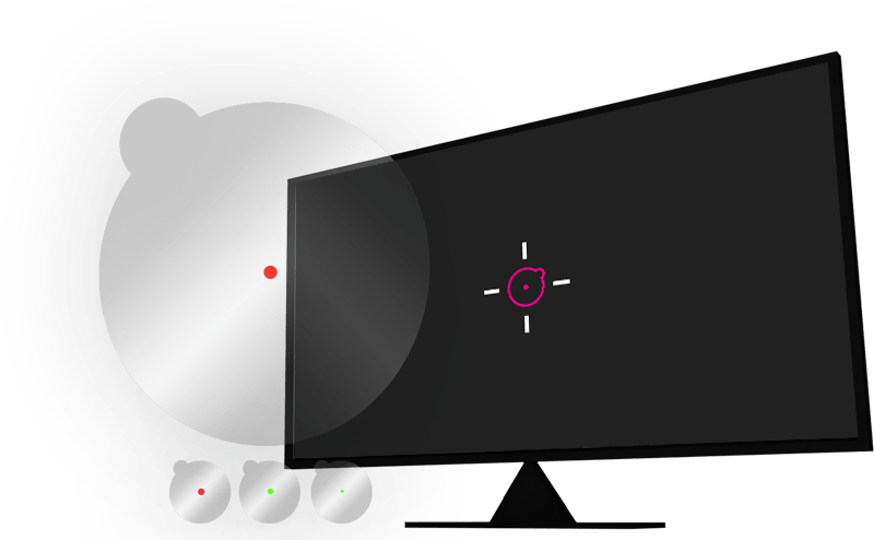 Snipex Quick Scope - Led-backlit Lcd Display (800x494), Png Download