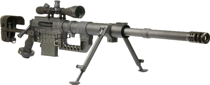 Intervention Png Clip Art Black And White Stock - Intervention Sniper Rifle (684x288), Png Download