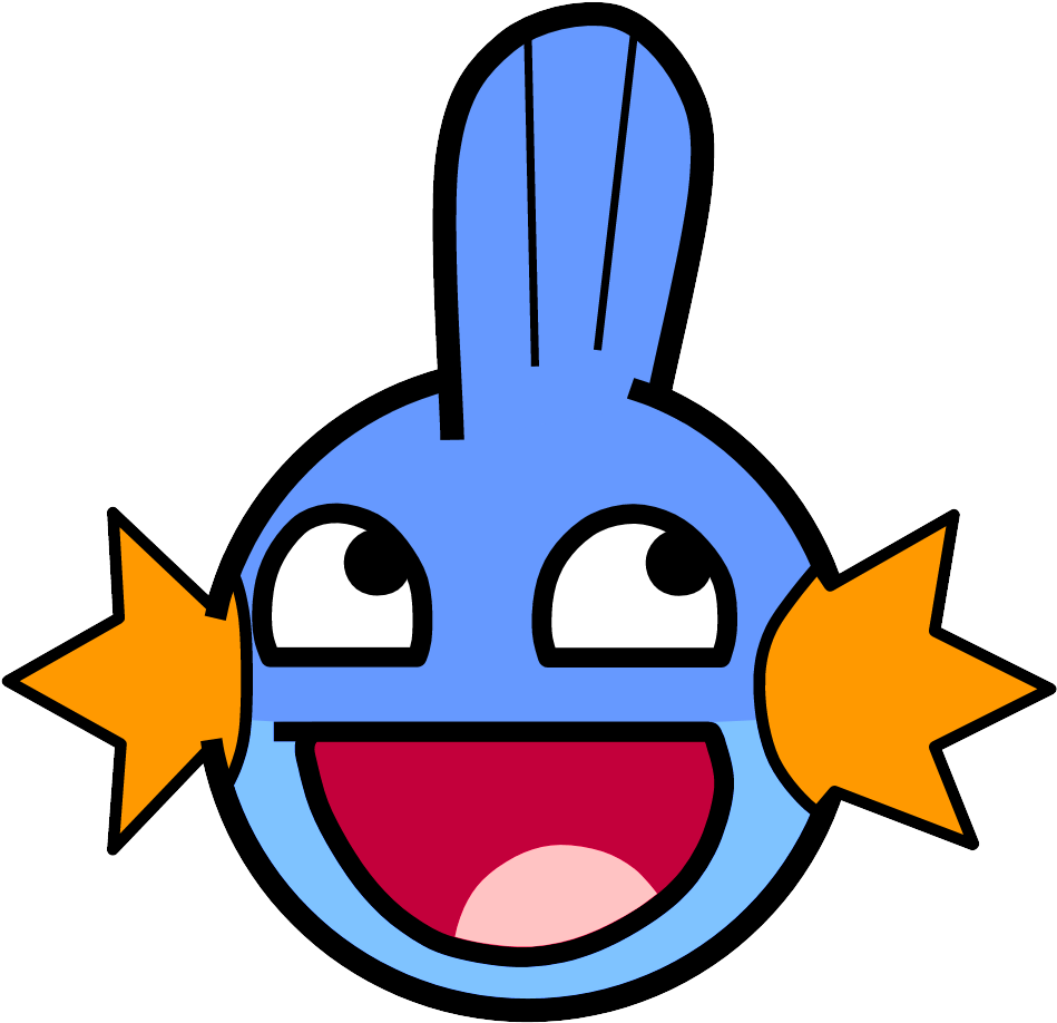 Awesome Face Mudkip - Mudkip Awesome Face (985x962), Png Download