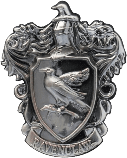Ravenclaw Crest Lapel Pin - Harry Potter Ravenclaw School Crest Pewter Lapel Pin, (555x555), Png Download