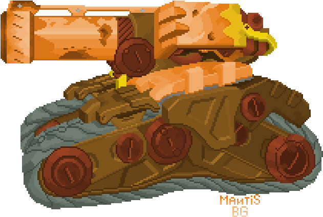 17 Feb - Pixel Art Overwatch Bastion (663x456), Png Download