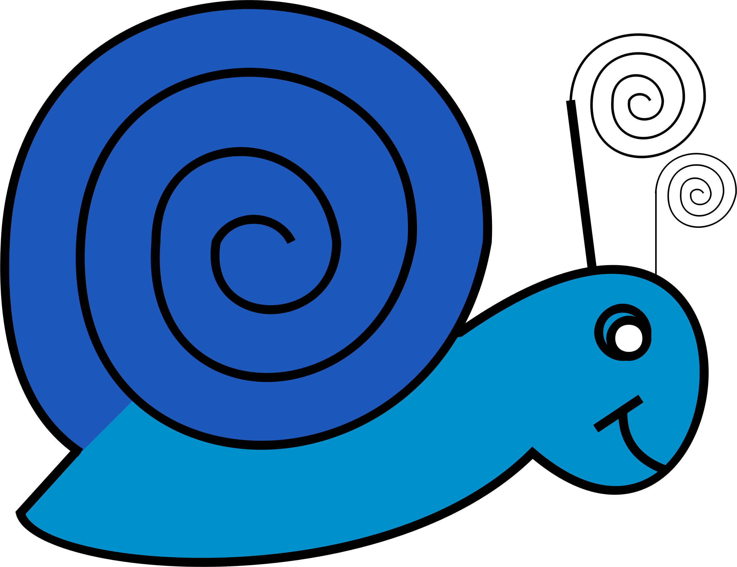 This Free Icons Png Design Of Snail Doodle (2349x1807), Png Download