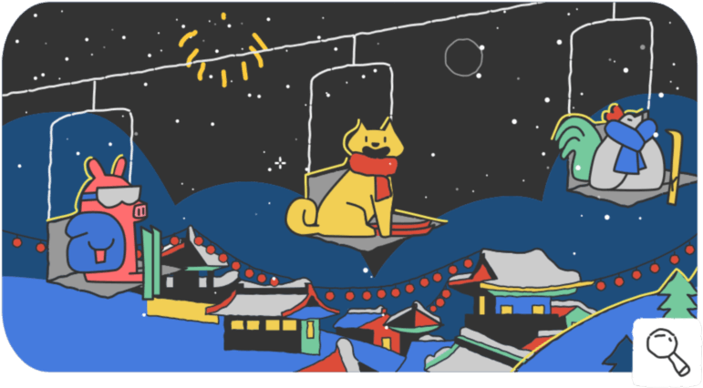 Google's Winter Olympics Doodle Series Will Include - Winter Olympics Google Doodle (800x450), Png Download