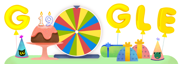 Google Birthday Surprise Spinner Games (690x388), Png Download