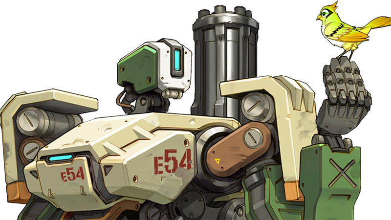 Full Size 800 × - Overwatch Bastion Art (800x450), Png Download