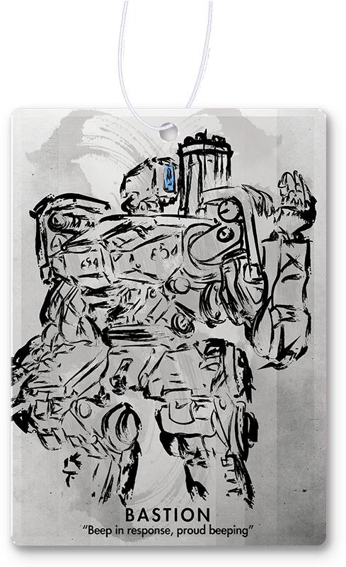 Bastion Air Freshener - Sketch (800x800), Png Download