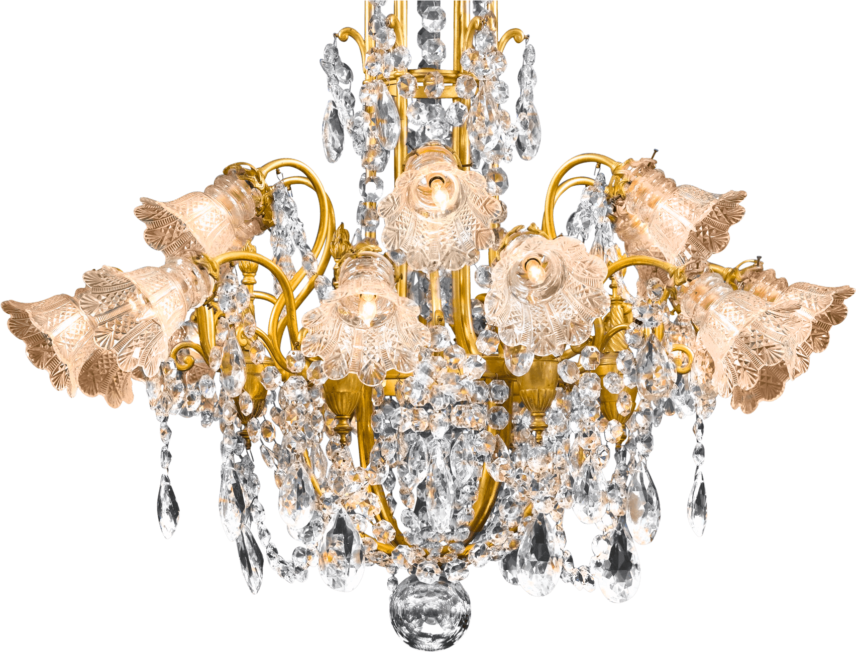 Baccarat Crystal Chandelier - Chandelier (1750x1400), Png Download
