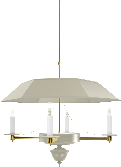 Fairfield Chandelier Brass - Lampshade (1000x1000), Png Download