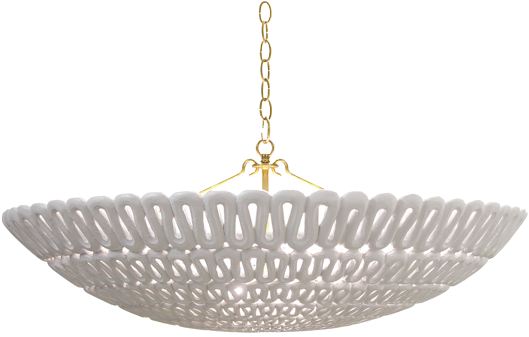 Pipa Bowl Chandelier (560x365), Png Download
