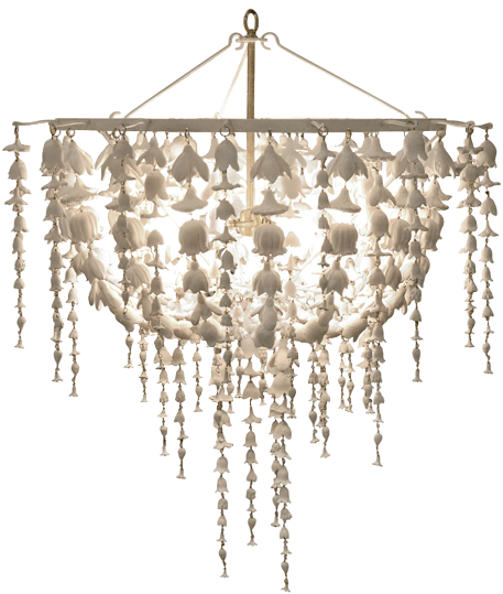 Oly Studio Flower Chandelier - Oly Flowerfall Chandelier (485x560), Png Download