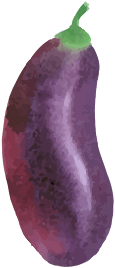 Eggplant (600x600), Png Download