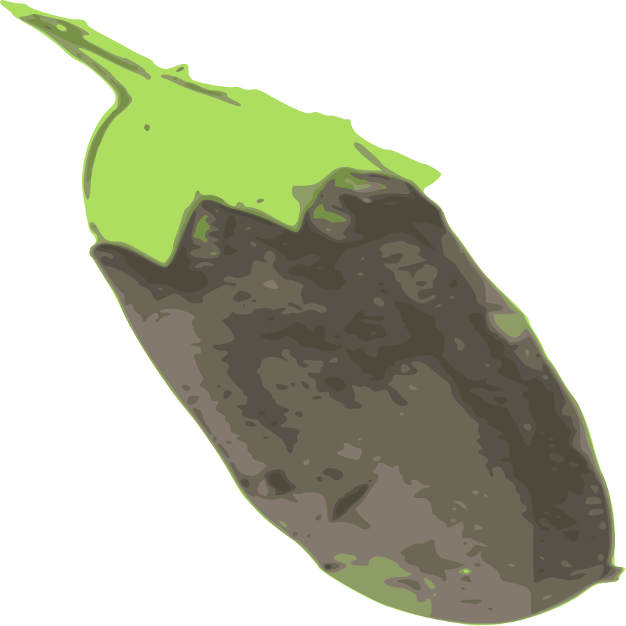 Eggplant 01 (900x900), Png Download