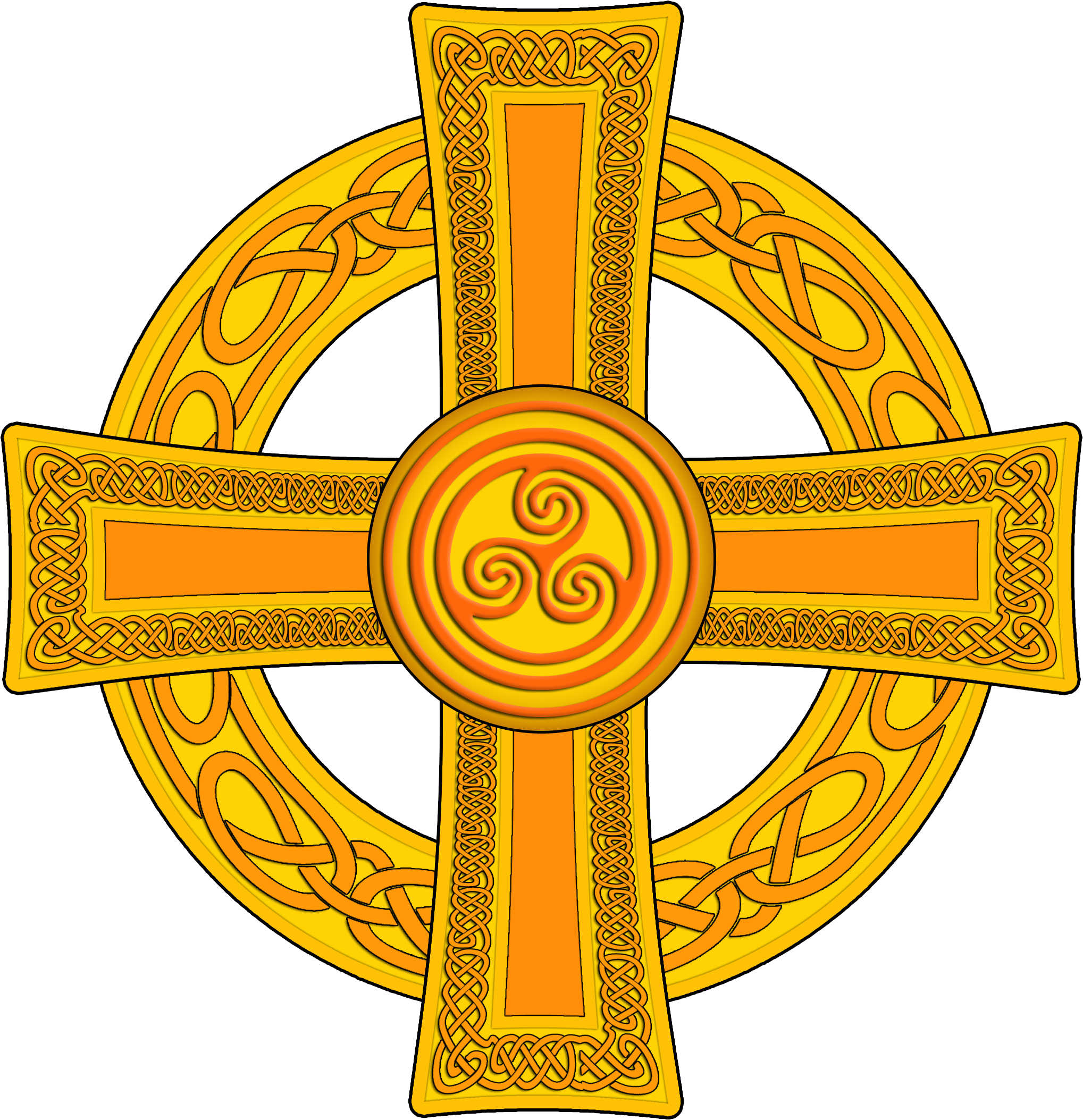 Celtic Cross (2037x2107), Png Download