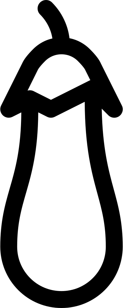 Eggplant Comments - Eggplant (392x980), Png Download
