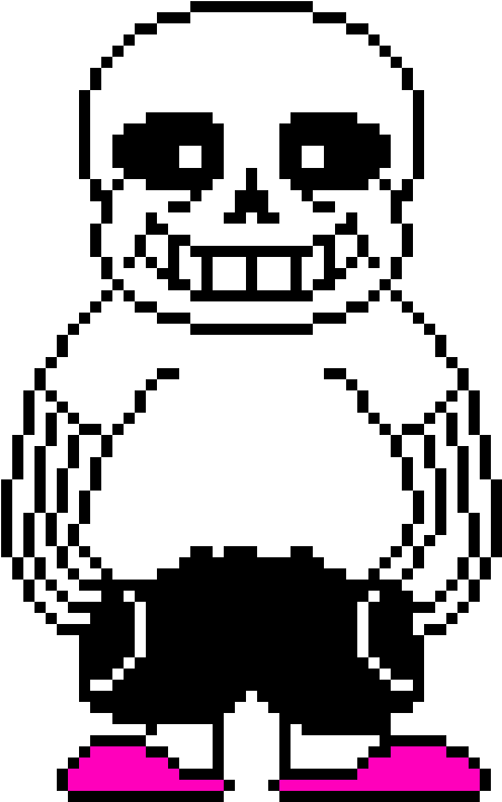 Sans (kamuisenketsu) - Perler Bead Sans Keychain (490x740), Png Download