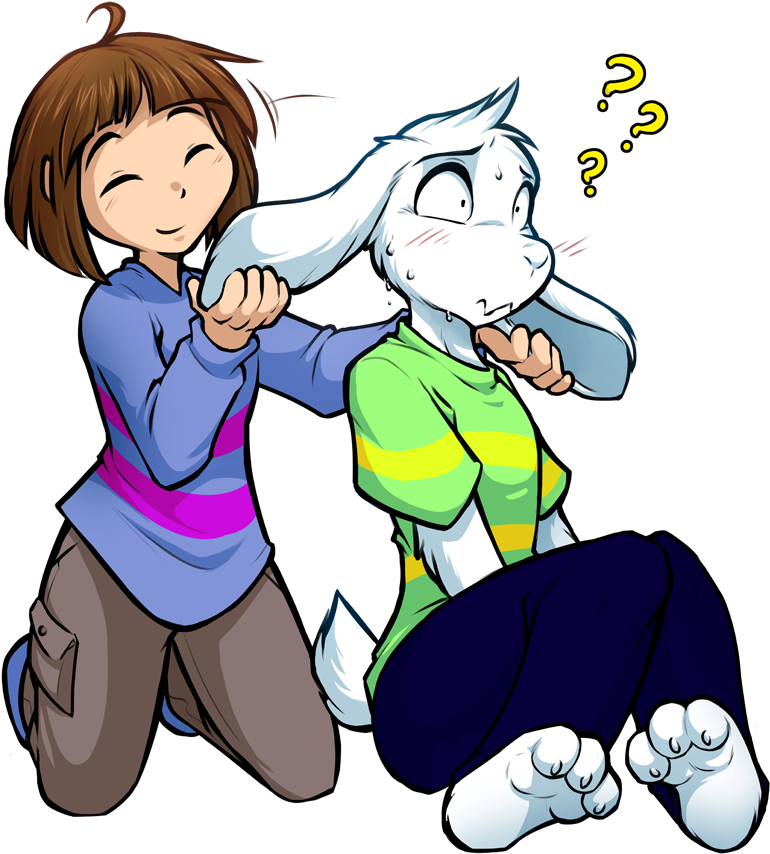 Undertale - Undertale Asriel Ears (900x900), Png Download