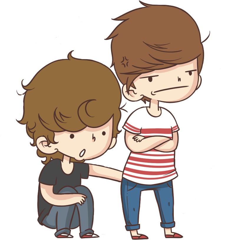 Caricaturas Png De One Direction - Louis Tomlinson Caricatura (1100x850), Png Download