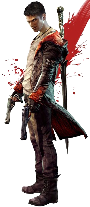 Файл - Dmc-dante - Dmc Devil May Cry (301x693), Png Download