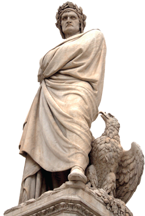Sostieni Diabetes Marathon - Statue Of Dante Alighieri (300x445), Png Download