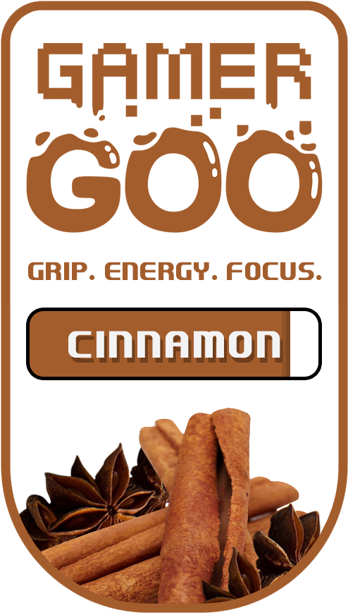 Gamergoo Cinnamon Front Label - Gamer Goo (513x888), Png Download