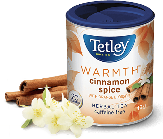 Tetley Warmth - Tetley Tea Tetley Warmth Cinnamon Spice (635x570), Png Download