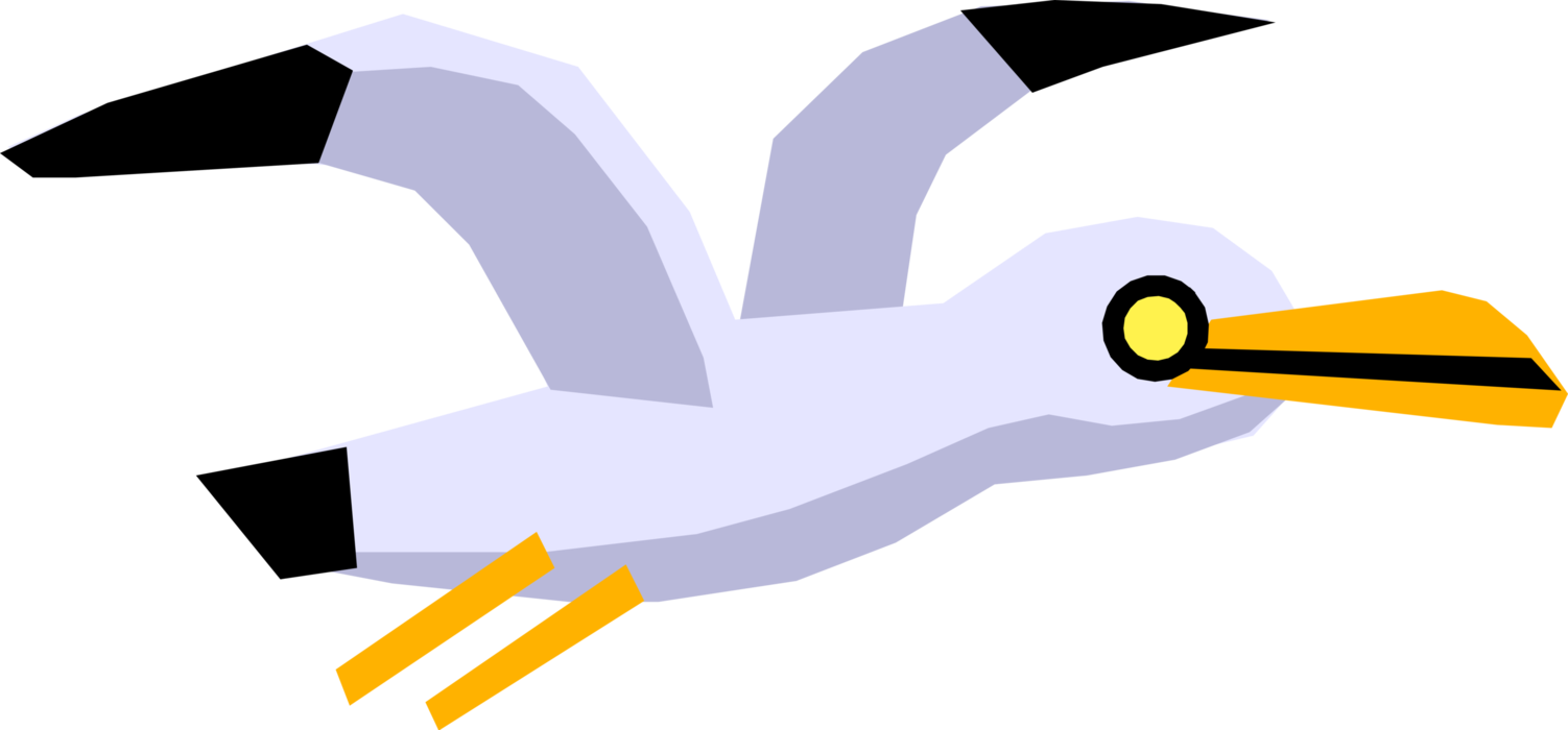 Vector Illustration Of Cartoon Feathered Vertebrate - Illustration (1502x700), Png Download