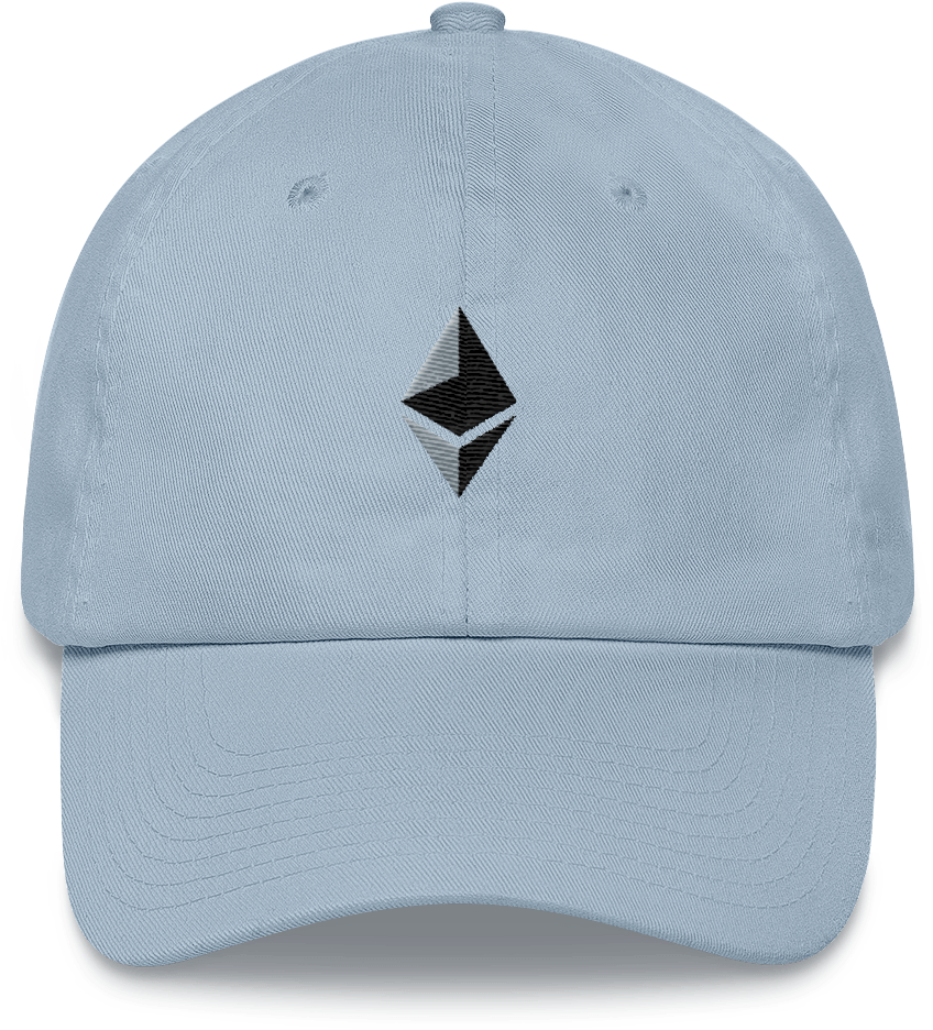 Ethereum Logo Dad Hat - Hat (1000x1000), Png Download