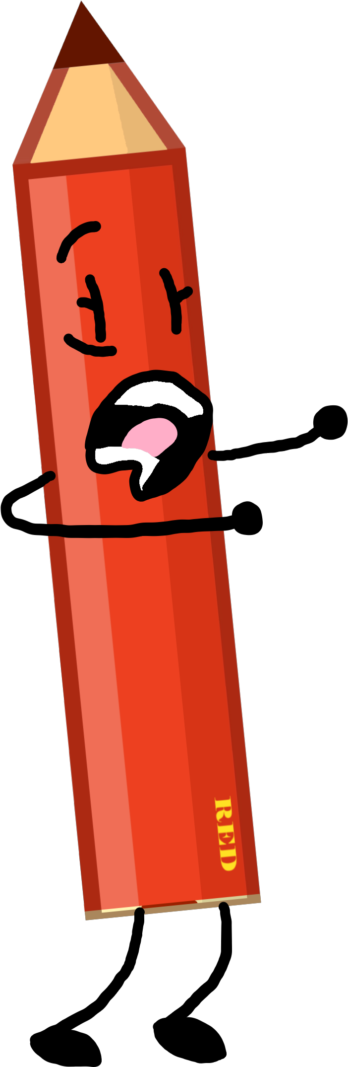 Color Pencil Robfalm - Wiki (866x2313), Png Download