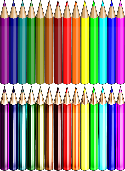 I Had Just Rendered This Image Of Colored Pencils So - Android (522x716), Png Download