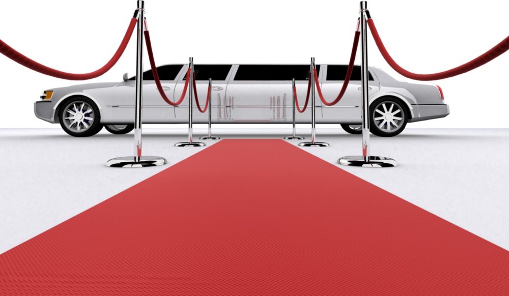 Share This Image - Limo And Red Carpet (1000x582), Png Download