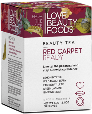 Love Beauty Foods Beauty Tea Skin Glow (60g) (600x600), Png Download