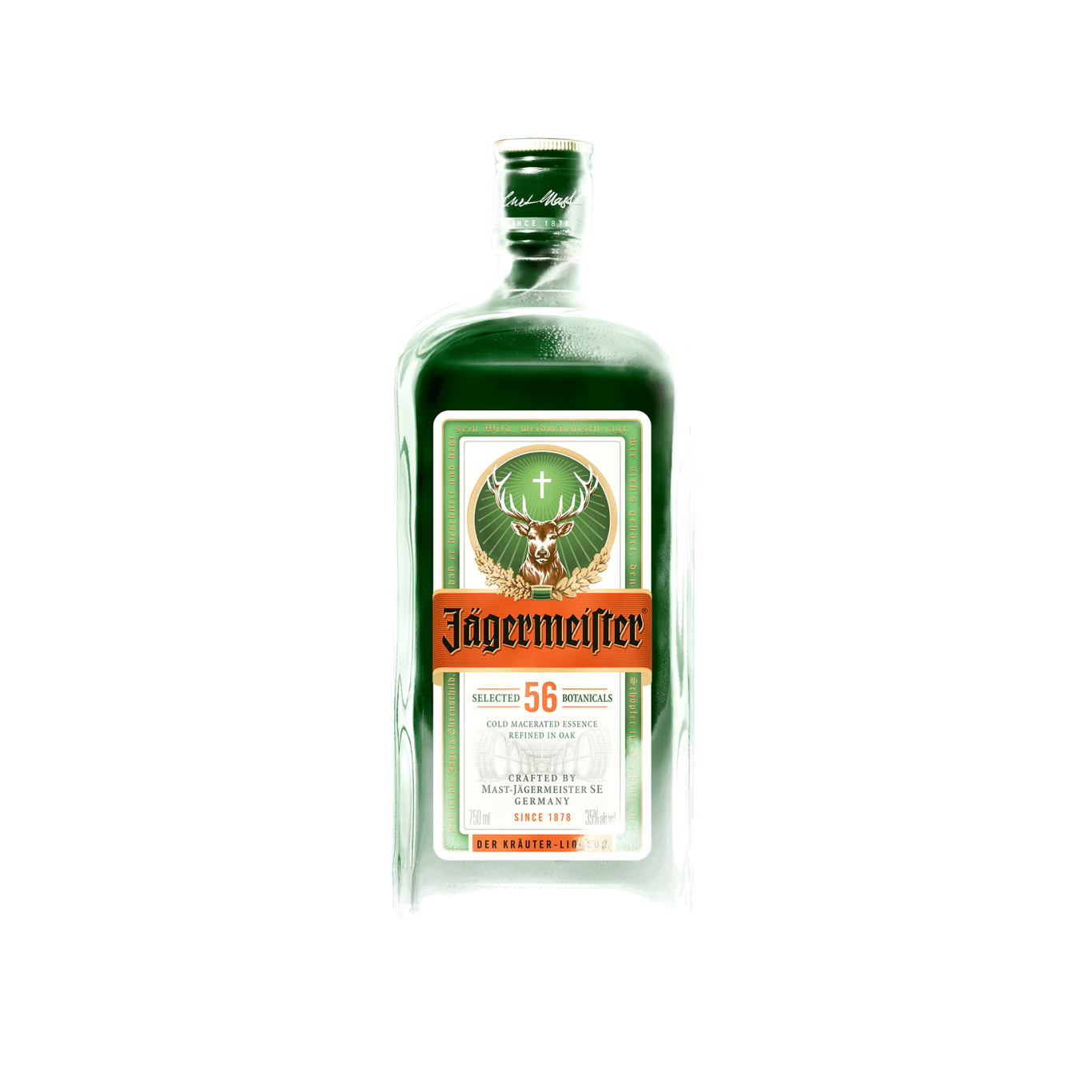 Clip Art Library Stock Product J Germeister Hero Int - Jagermeister Herbal Liqueur 4cl Miniature (1366x1366), Png Download