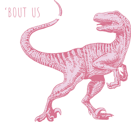 The Raptor Room Is Your Home Away From Home - Pink Dinosaur Png Transparent (450x420), Png Download