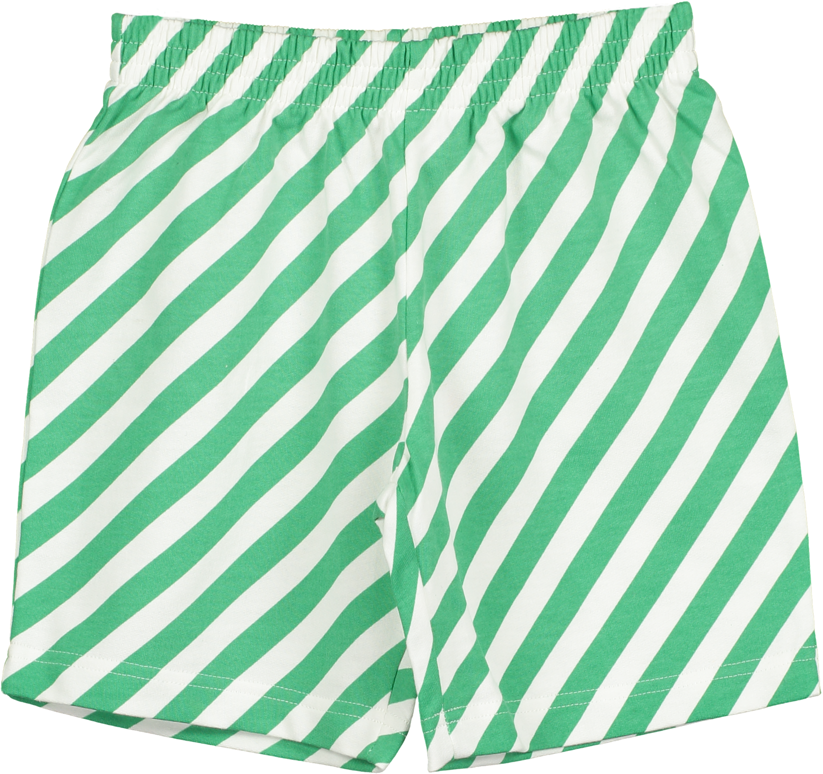 Shorts, Vanilla & Grass Green, Diagonal Stripes (1639x2048), Png Download