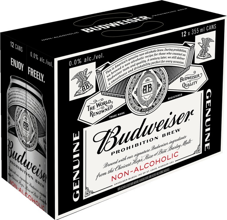 Budweiser Prohibition Brew (768x745), Png Download
