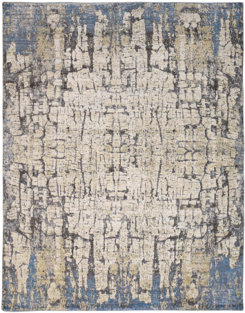 Bark Drawing Textured Tree - Surya Coa2000-69 Colaba 6' X 9' Rectangle Silk Hand (736x460), Png Download