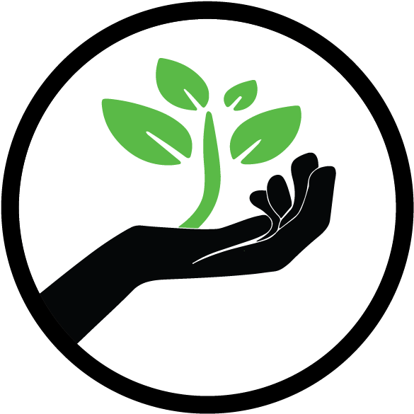Hand With Plant Png (846x599), Png Download