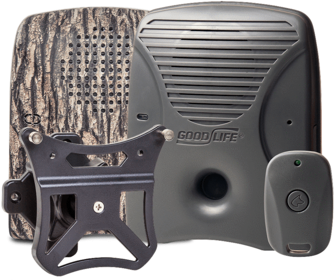 Discreet Neighbor Pack Tree-bark Pattern - Dogsilencer Uchwyt Na Ścianę/drzewo (734x734), Png Download