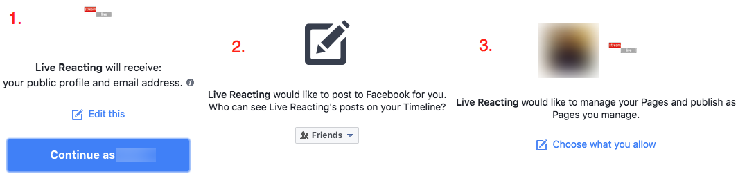 Livereacting Fb Access - Facebook (1065x255), Png Download