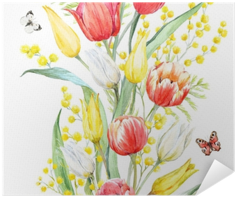 Watercolor Mimosa (400x400), Png Download