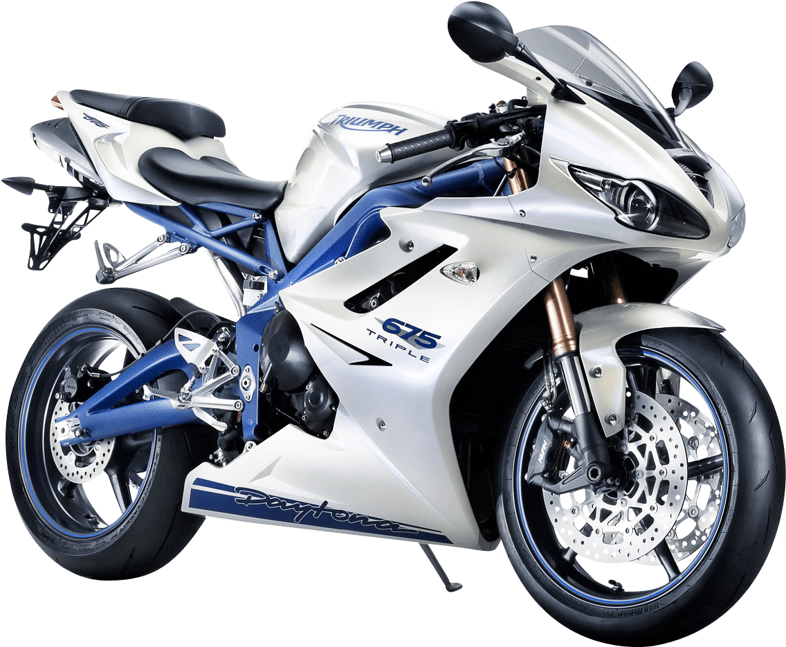 Hd Bike Png Image - Triumph Daytona Bike (1225x1012), Png Download