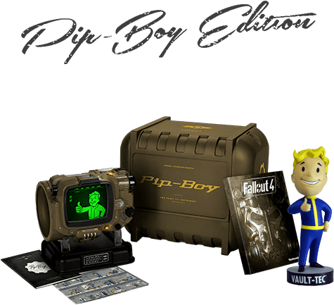 Fallout 4 Pip Boy Edition No Tshirt - Fallout 4: Pip-boy Edition [pc Game] (475x480), Png Download